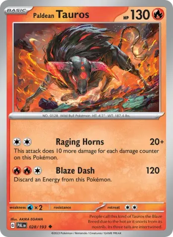Paldean Tauros · 028