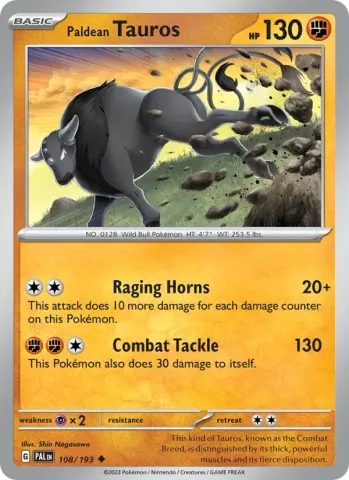 Paldean Tauros · 108