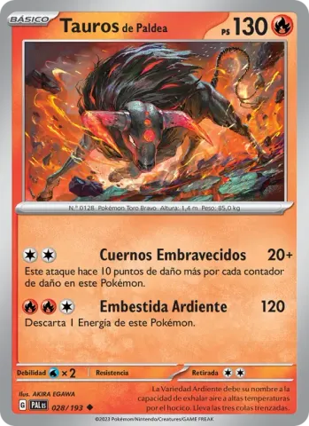 Tauros de Paldea · 028
