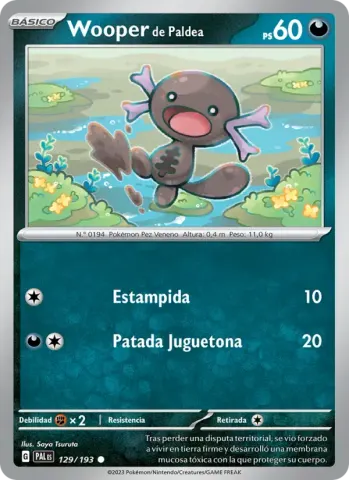 Wooper de Paldea · 129