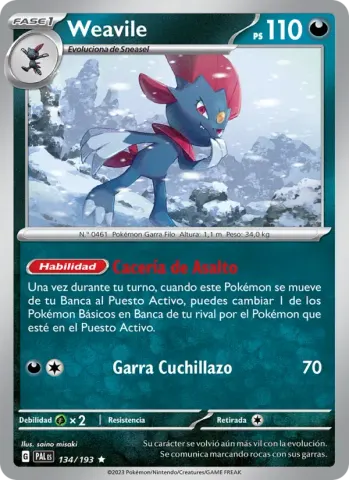 Weavile · 134