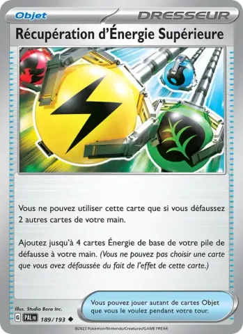 Récupération d'Énergie Supérieure · 189