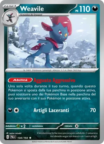 Weavile · 134