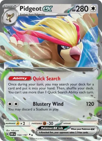 Pidgeot ex · 164