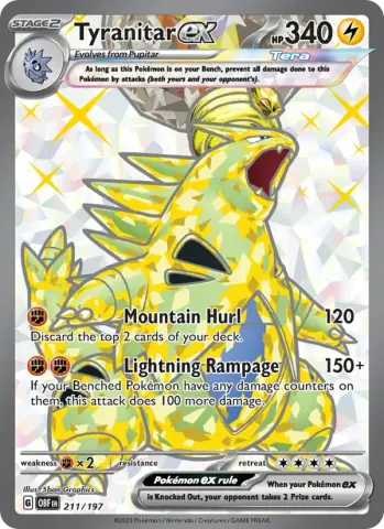Tyranitar ex · 211