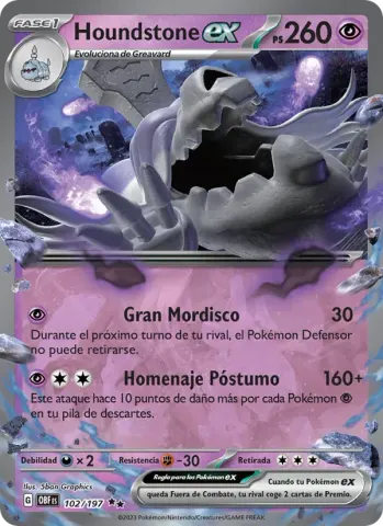 Houndstone ex · 102