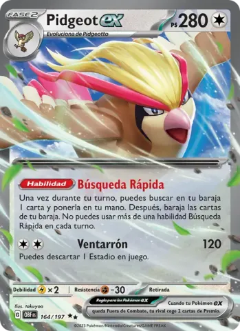 Pidgeot ex · 164