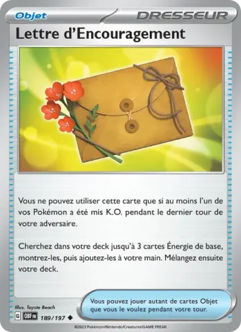 Lettre d'Encouragement · 189