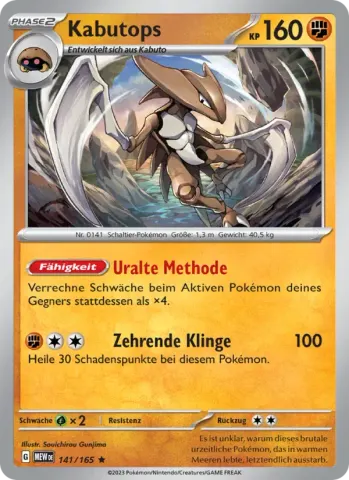 Kabutops · 141