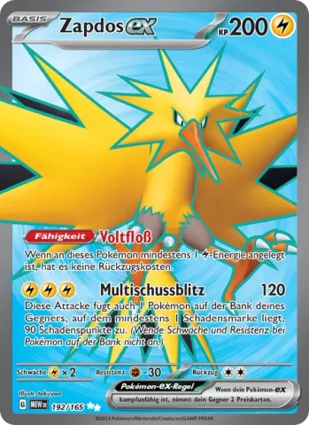 Zapdos-ex · 192