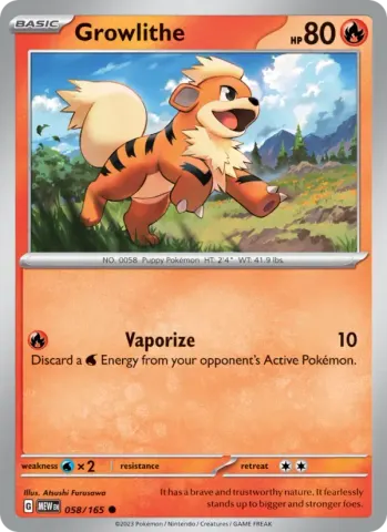 Growlithe · 058