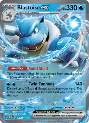 Blastoise ex · 009