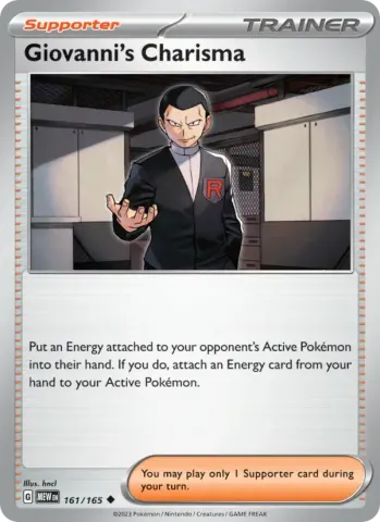 Giovanni's Charisma · 161