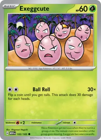 Exeggcute · 102