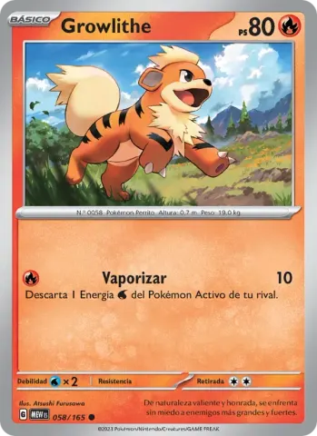 Growlithe · 058