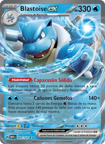 Blastoise ex · 009