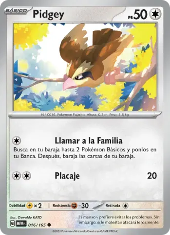 Pidgey · 016