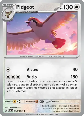 Pidgeot · 018