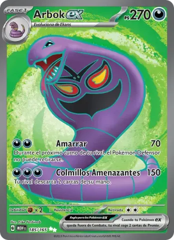 Arbok ex · 185