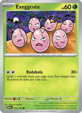 Exeggcute · 102