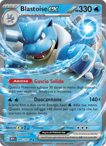 Blastoise-ex · 009
