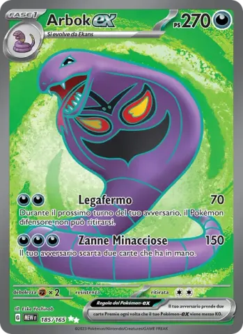 Arbok-ex · 185
