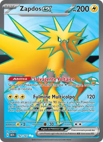 Zapdos-ex · 192