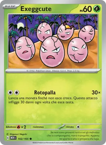 Exeggcute · 102