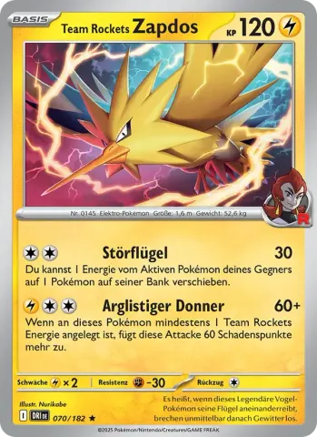 Team Rockets Zapdos · 070