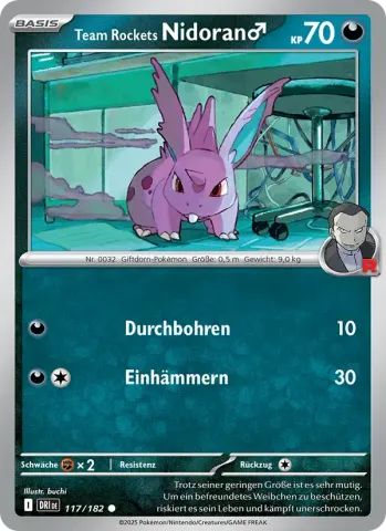 Team Rockets Nidoran♂ · 117