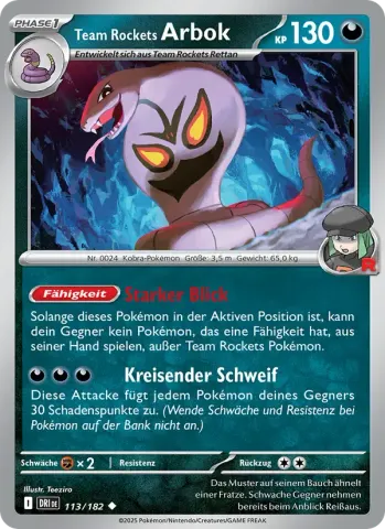 Team Rockets Arbok · 113