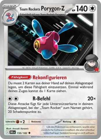 Team Rockets Porygon-Z · 155