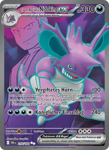 Team Rockets Nidoking-ex · 216