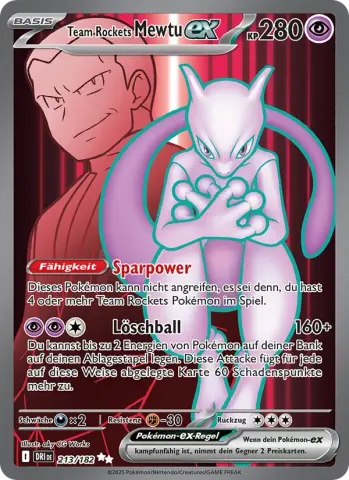 Team Rockets Mewtu-ex · 213