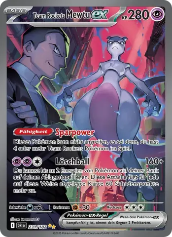 Team Rockets Mewtu-ex · 231