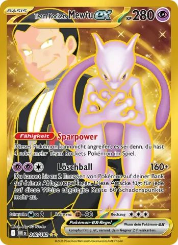 Team Rockets Mewtu-ex · 240