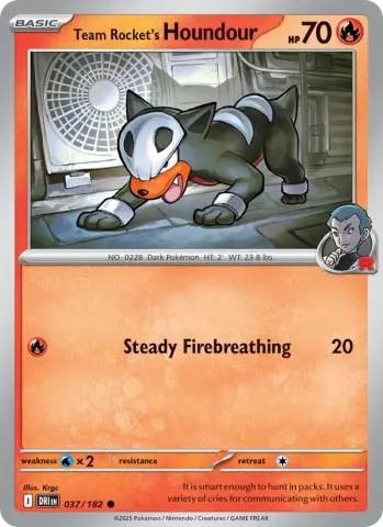 Team Rocket's Houndour · 037