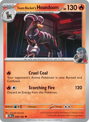 Team Rocket's Houndoom · 038