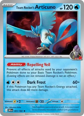 Team Rocket's Articuno · 051