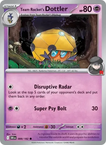 Team Rocket's Dottler · 088