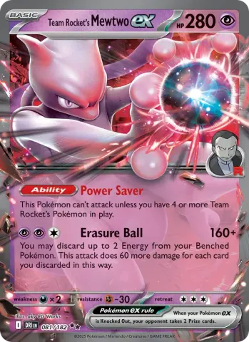 Team Rocket's Mewtwo ex · 081