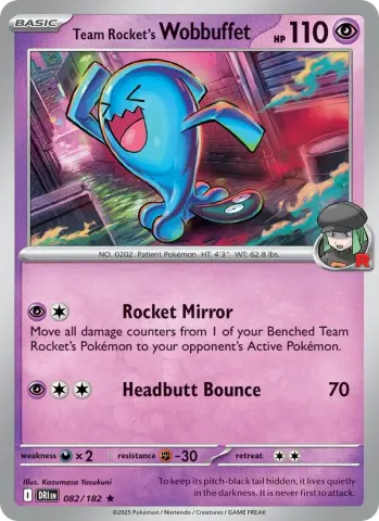 Team Rocket's Wobbuffet · 082
