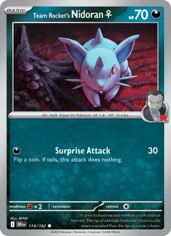 Team Rocket's Nidoran♀ · 114