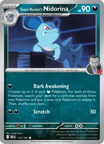 Team Rocket's Nidorina · 115
