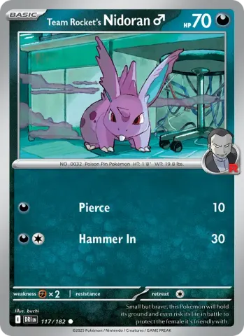 Team Rocket's Nidoran♂ · 117