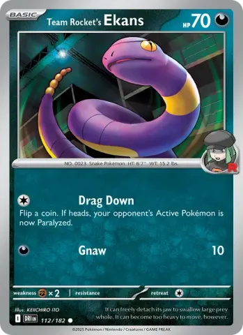 Team Rocket's Ekans · 112