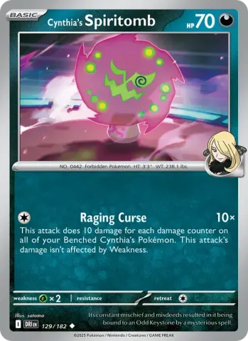 Cynthia's Spiritomb · 129