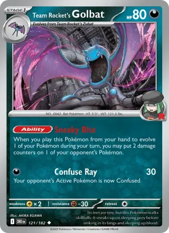 Team Rocket's Golbat · 121
