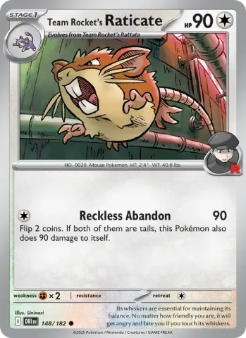 Team Rocket's Raticate · 148