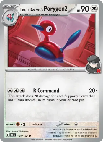 Team Rocket's Porygon2 · 154